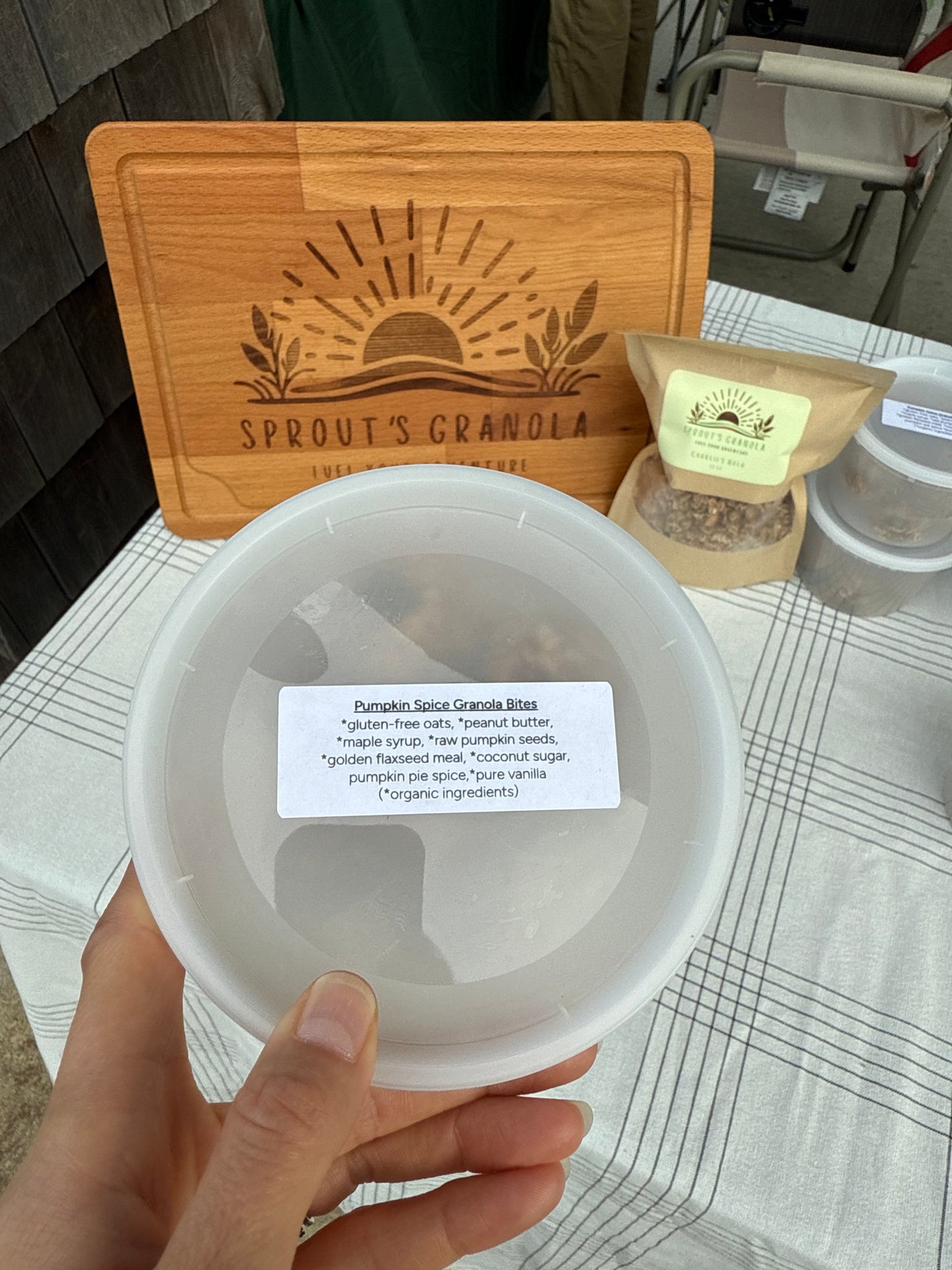 Pumpkin Spice Granola Bites